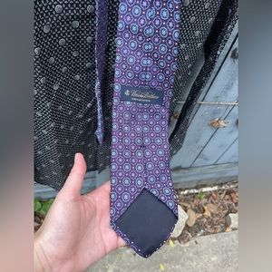 Purple Silk Brooks Brothers Tie